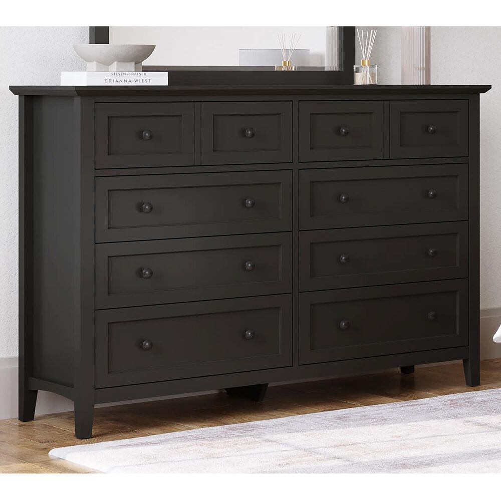 Urban Home Grace 8-Drawer Dresser in Raven Black, , large