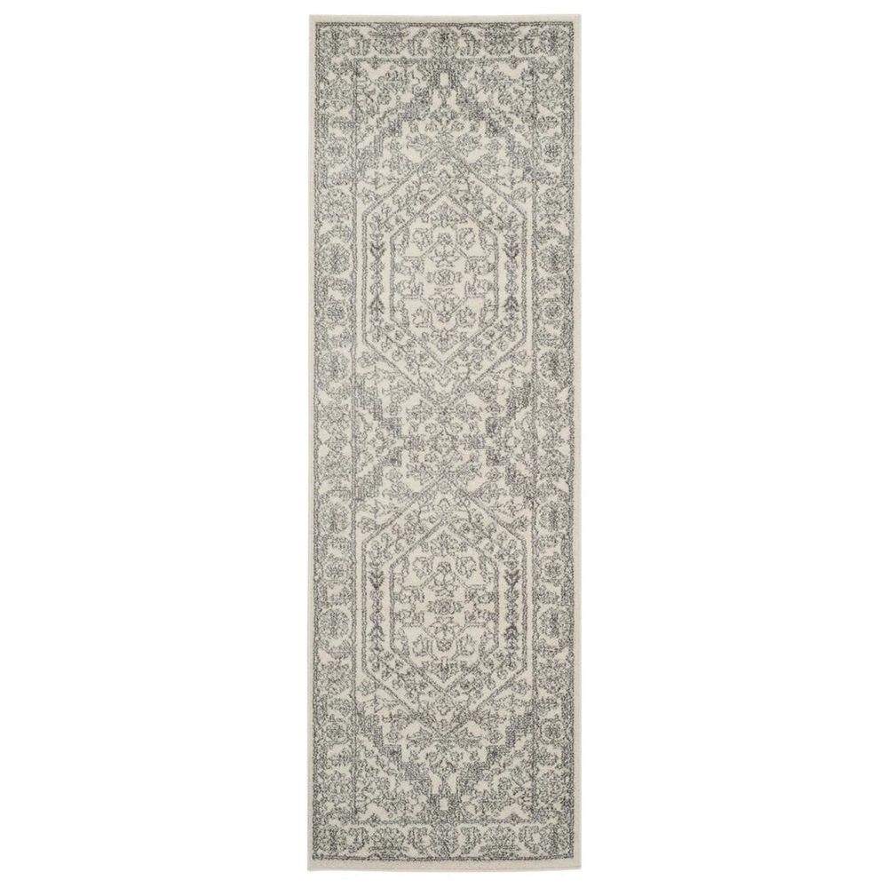 Safavieh Adirondack ADR108B-212 2&#39;6&quot; x 12&#39; Ivory/Silver Runner, , large