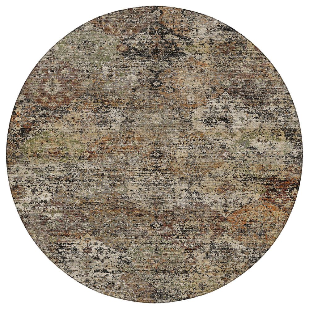 Dalyn Rug Company Aristo Taupe 8" Round Area Rug, , large