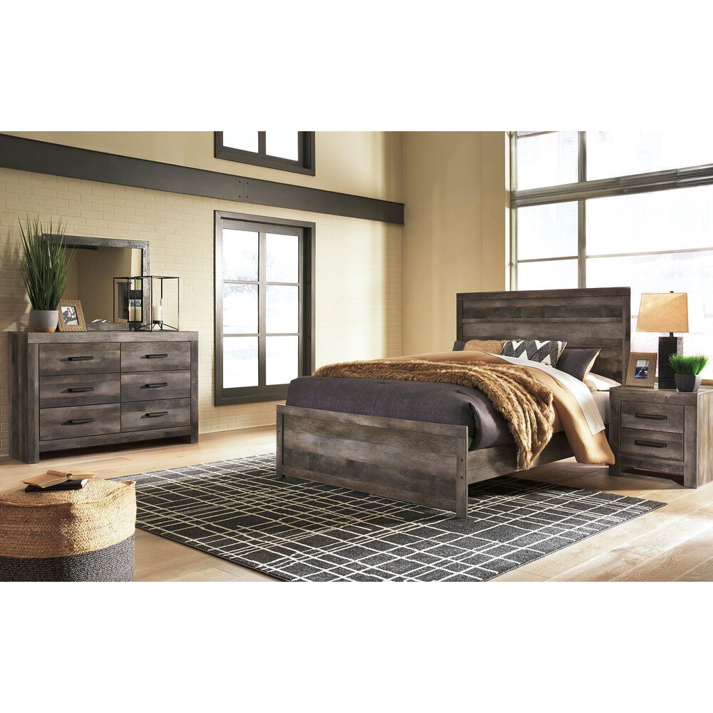 Ashley Wynnlow Queen Panel Bed in Gray, , large