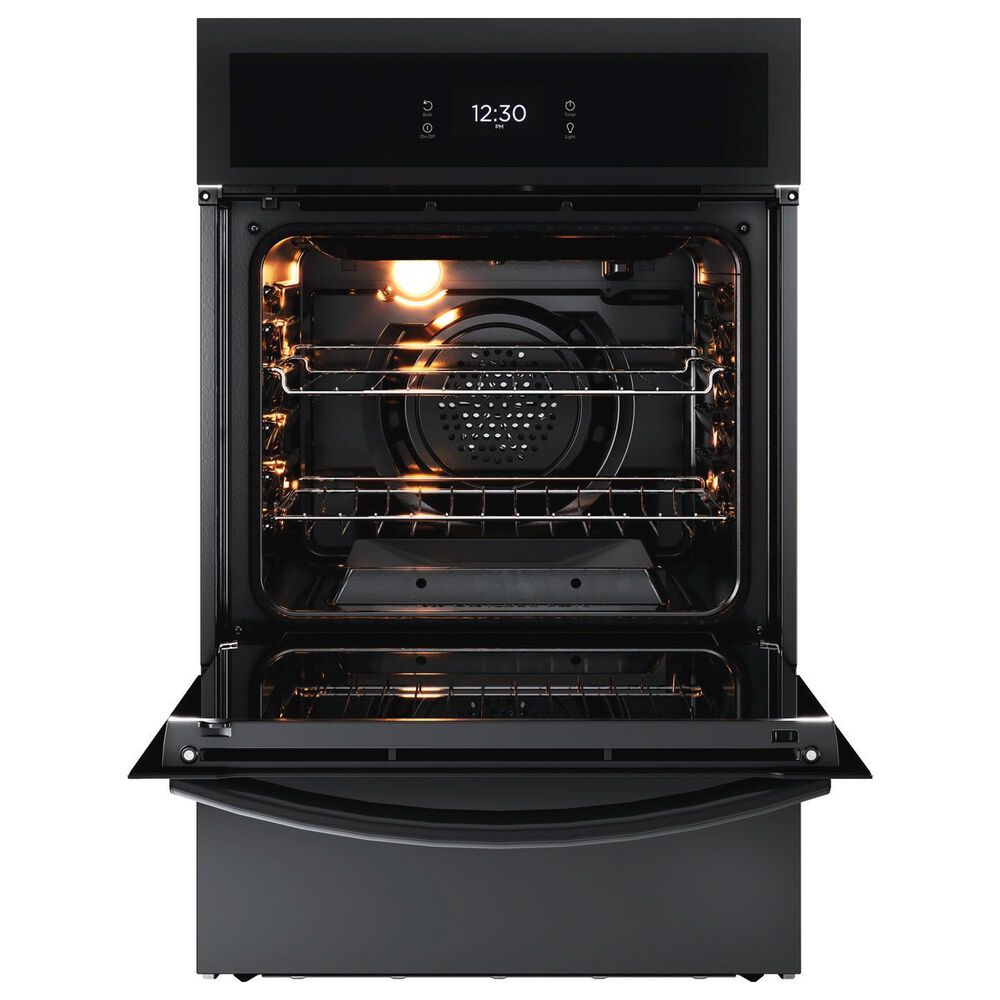 Frigidaire Gallery 24" Single Gas Wall Oven with Air Fry in Black, , large