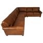 Bordeaux & Co 4-Piece Leather Sectional in Leon Maple, , large
