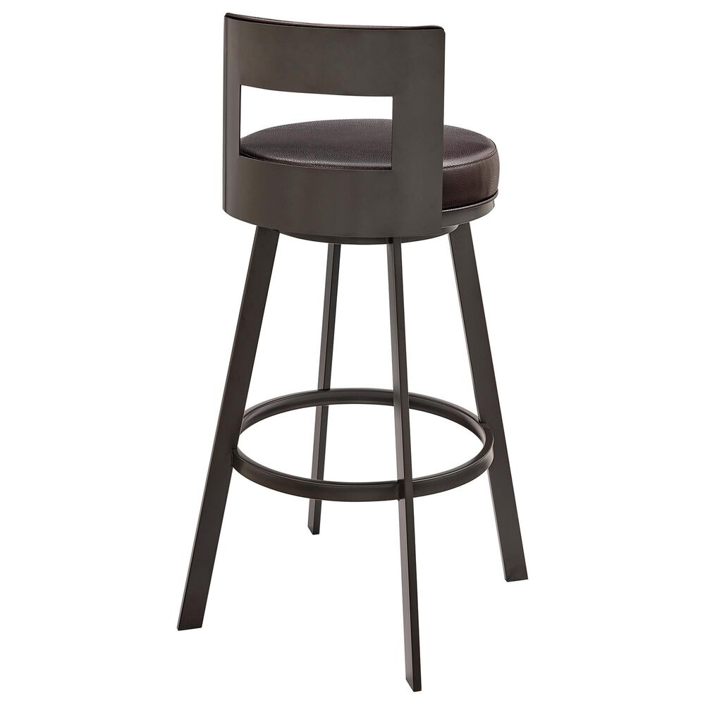 Blue River Flynn 26&quot; Swivel Counter Stool in Brown, , large