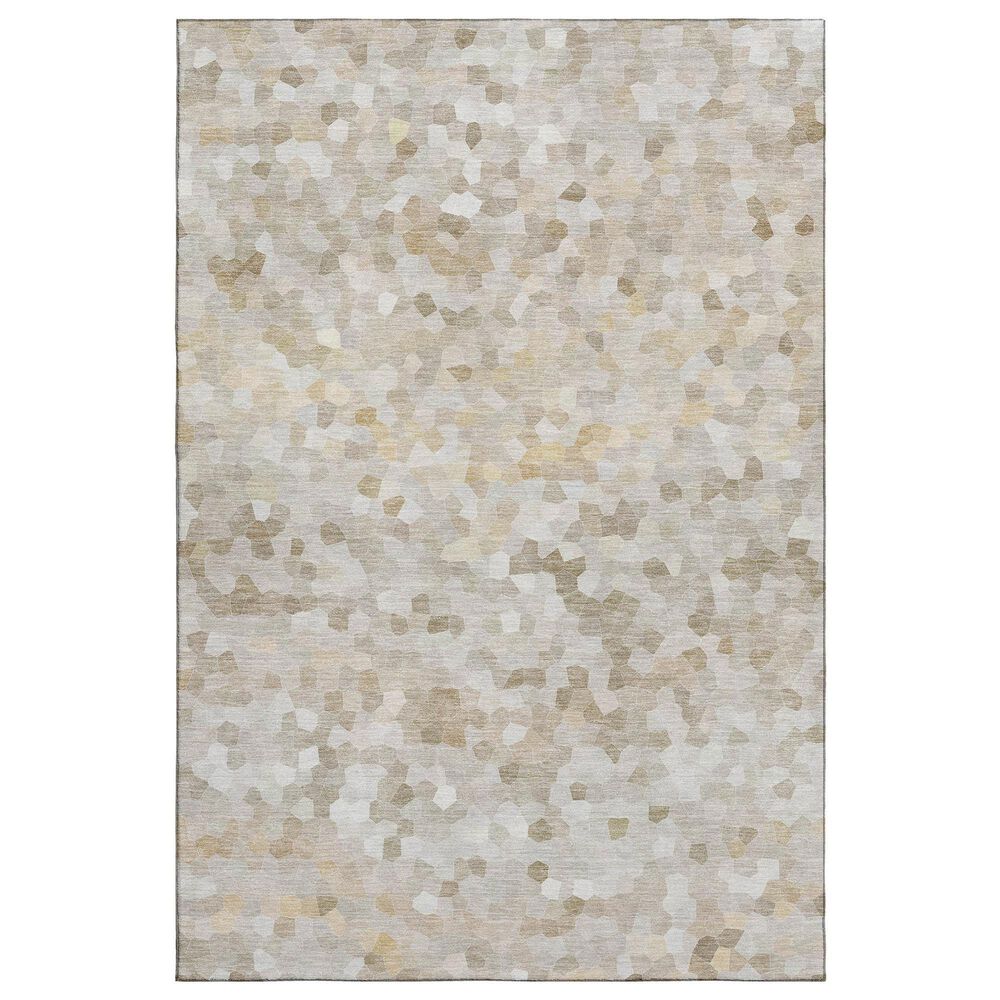 Dalyn Rug Company Kaleidoscope Putty 9" x 12" Indoor/Outdoor Area Rug, , large
