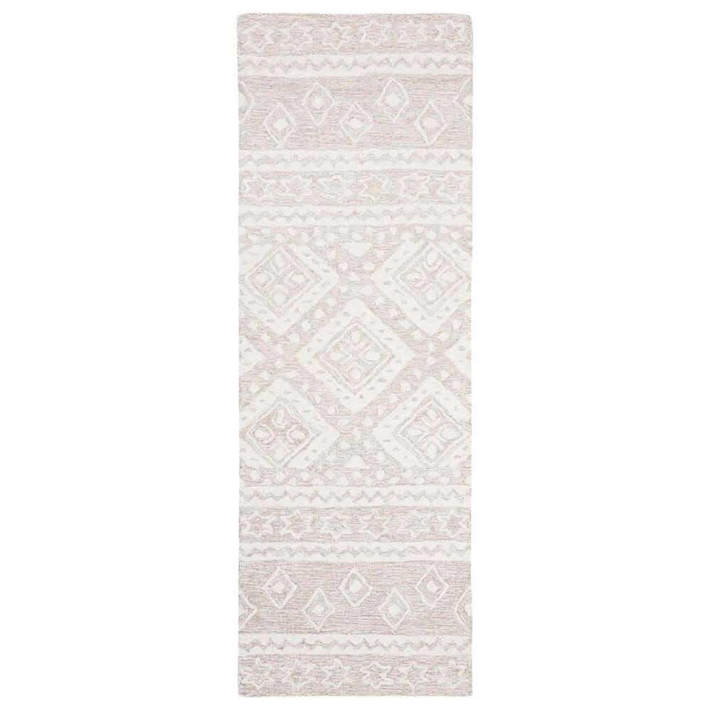 Safavieh Micro-Loop Southwestern 2"3" x 9" Beige and Ivory Runner, , large
