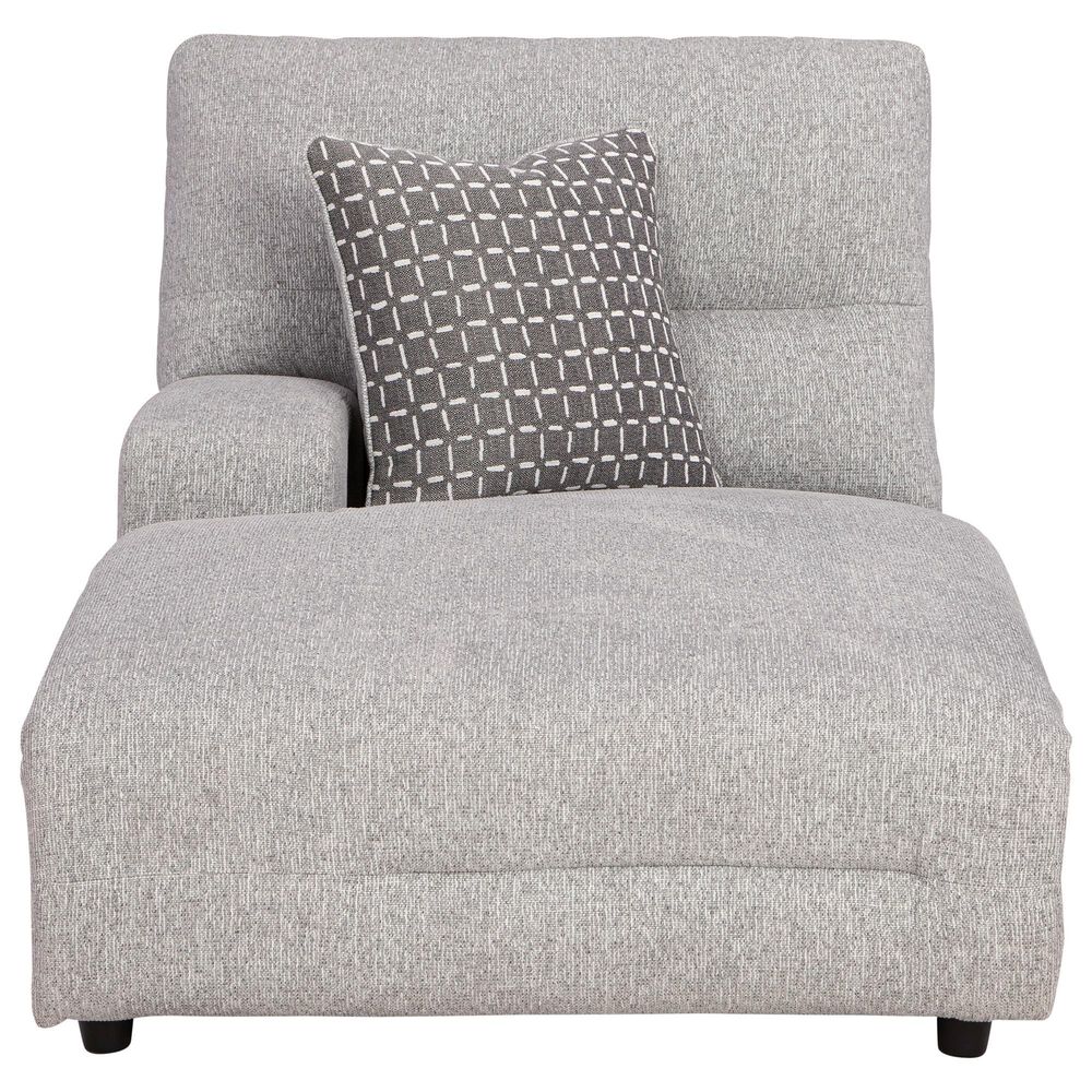 Ashley Acklen Place 6-Piece Power Left Facing Reclining Sectional with Chaise in Pewter, , large