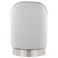 Lumisource Marla Vanity Stool with Silver Upholstered in Chrome, , large
