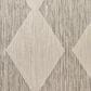 Nourison Positano Geometric Light Grey 5" x 7" Indoor/Outdoor Area Rug, , large