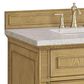 James Martin Vanities Lorelai 36" Single Vanity in Light Natural Oak with 3 cm Eternal Jasmine Pearl Quartz Top, , large