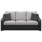 Ashley Beachcroft Sofa with Light Gray Cushion in Black, , large