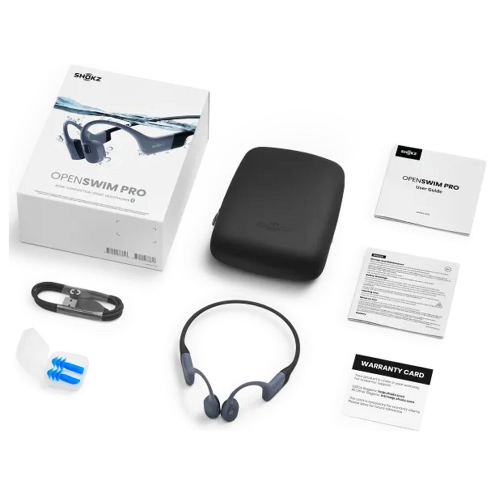 Shokz OpenSwim Pro Bone Conduction Open-Ear Swimming Headphones in Grey, , large