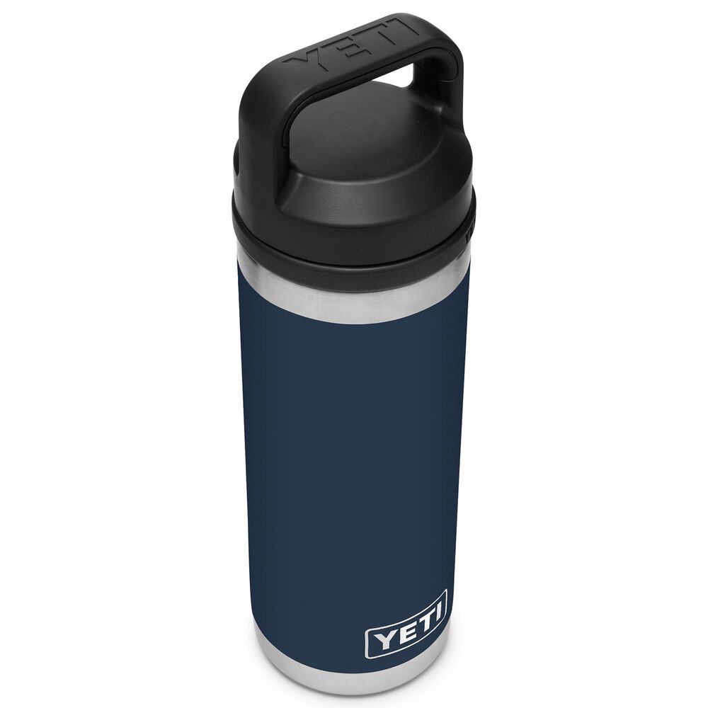 YETI Rambler 18 Oz Water Bottle with Chung Cap in Navy, , large
