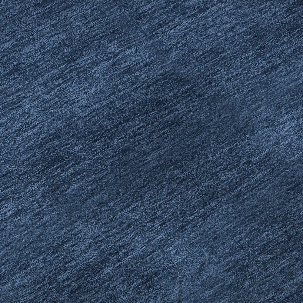 Dalyn Rug Company Soft Essentials Solid Navy 8' Round Area Rug, , large