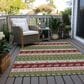 Dalyn Rug Company Wonderland WN26 5" x 7"6" Green Indoor/Outdoor Area Rug, , large
