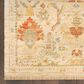 Nourison Antique Bloom Taupe and Multicolor 8" x 10" Area Rug, , large