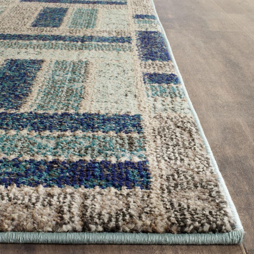 Safavieh Monaco MNC214E-5 5&#39;1&quot; x 7&#39;7&quot; Grey/Blue Area Rug, , large