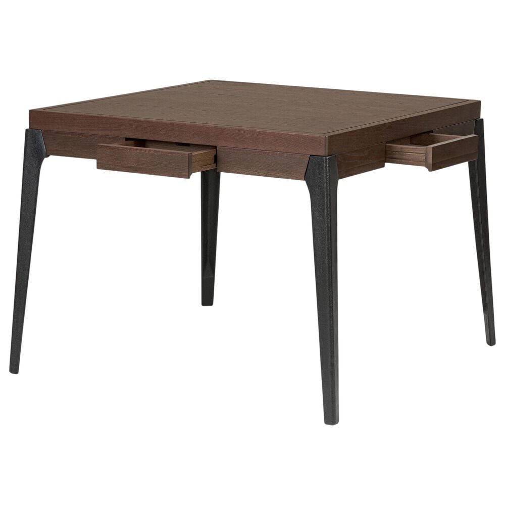 Four Hands District Eight Mahjong Table in Beige Felt, , large