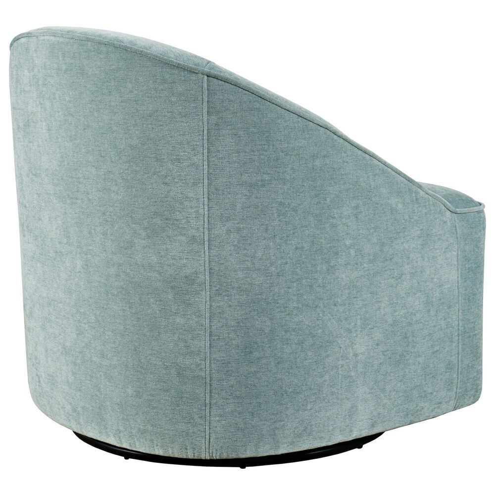 Waltham Lulu Swivel Accent Chair in Teal, , large