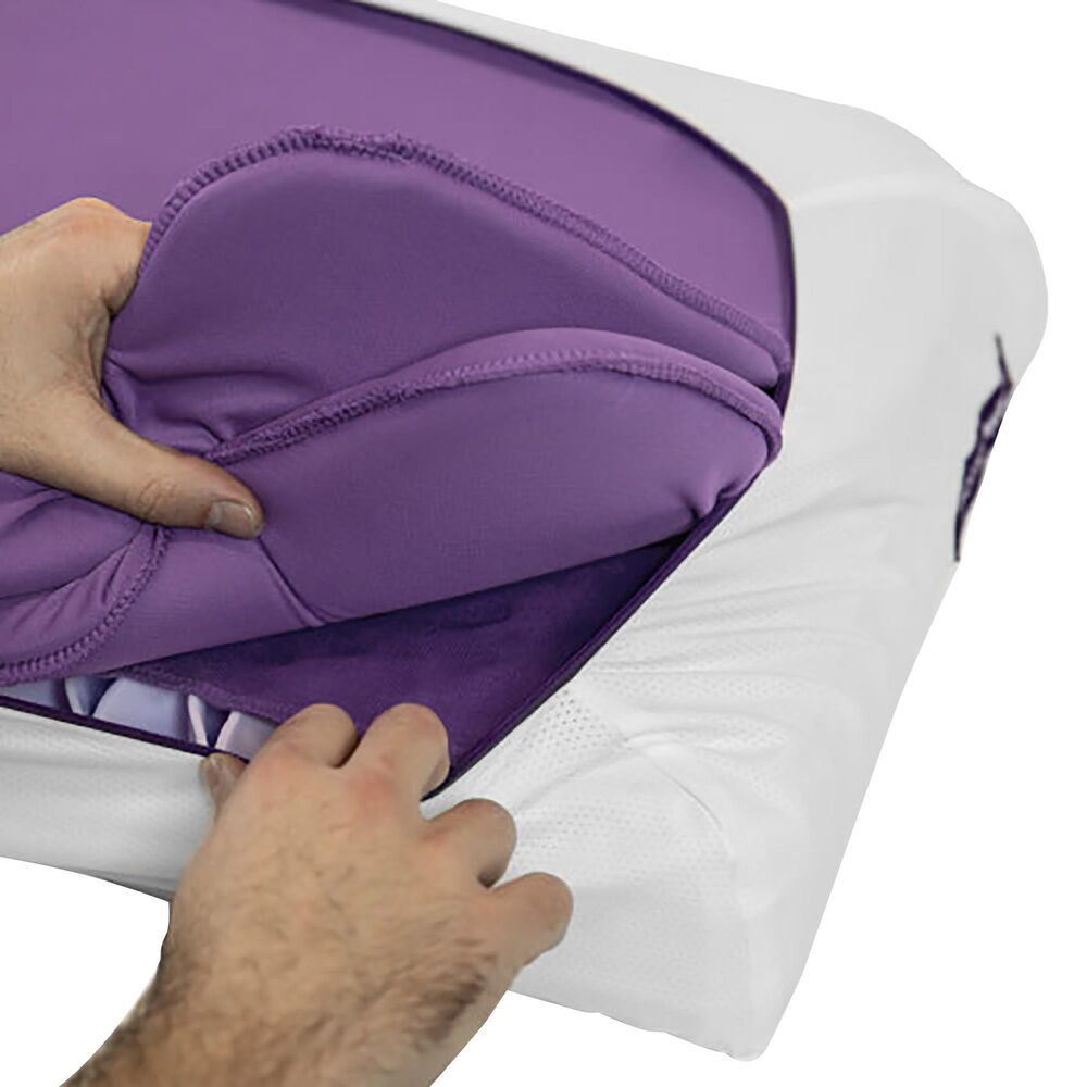 Purple Pillow with Booster