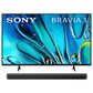 Sony 43" Class Bravia 3 LED 4K HDR - Smart Google TV with 2 Channel Built-In Tweeter Soundbar in Black, , large