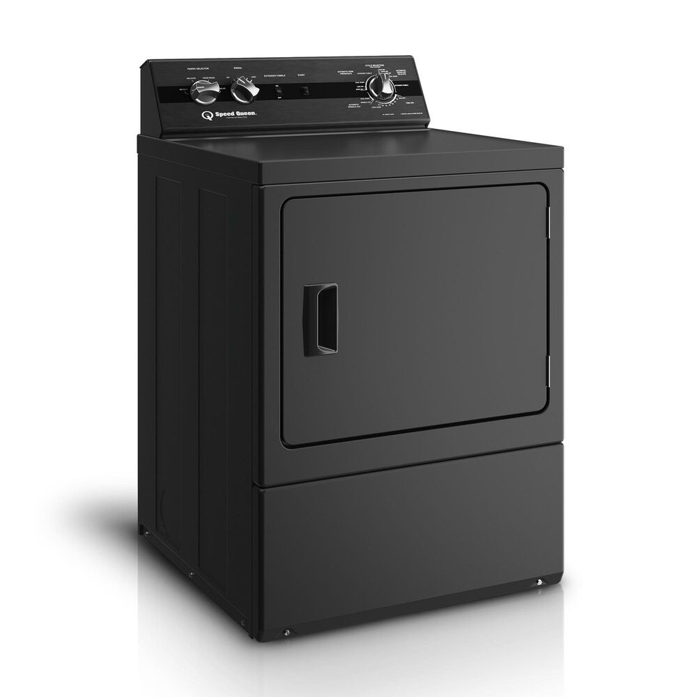 Speed Queen 7 Cu. Ft. Gas Dryer with Sanitize Cycle in Matte Black, , large