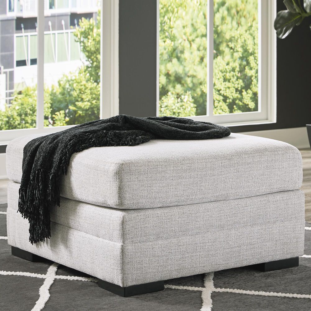 Ashley Koralynn Oversized Accent Ottoman in Stone, , large