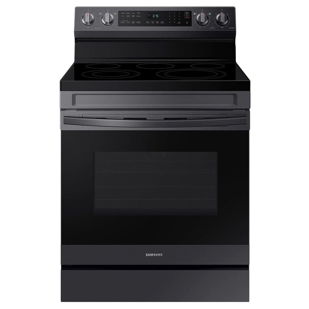 Samsung 6.3 Cu. Ft. Freestanding Electric Range with No-Preheat Air Fry in Black Stainless Steel, , large