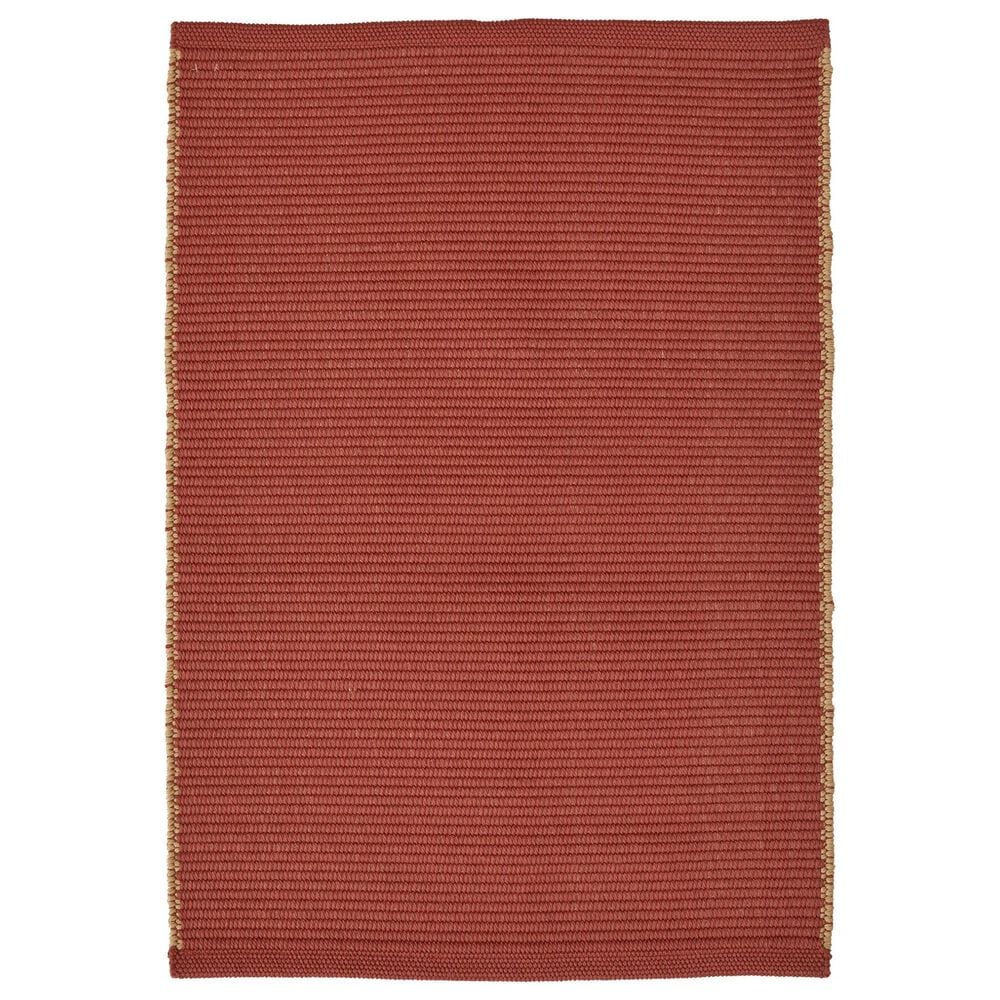 Feizy Theo 9" x 12" Red and Sand Area Rug, , large