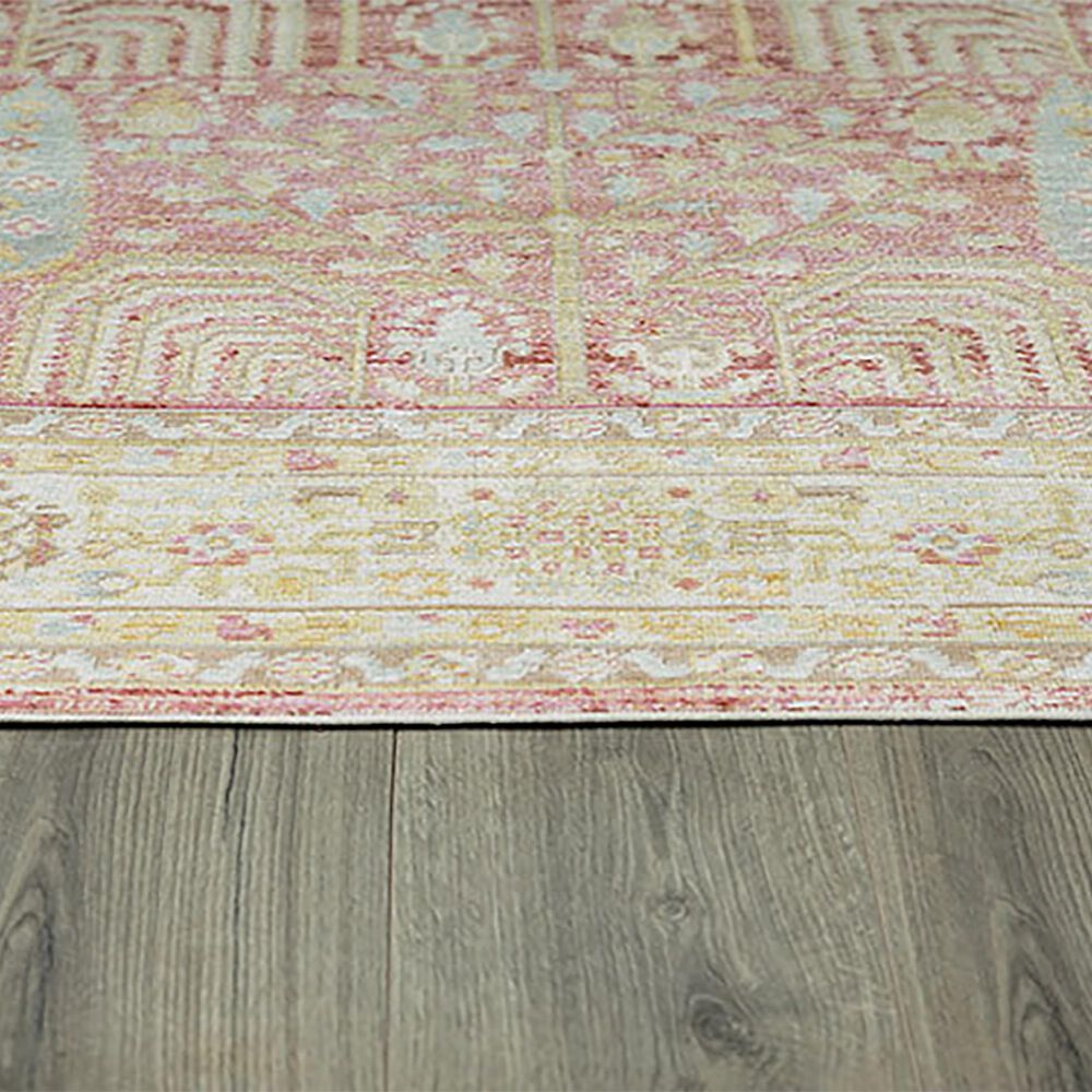 Momeni Isabella ISA-8 5&#39;3&quot; x 7&#39;3&quot; Pink Area Rug, , large