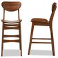 Baxton Studio Katya Bar Stool in Walnut Brown (Set of 2), , large