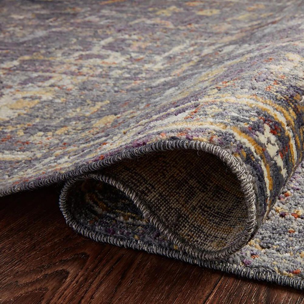 Chris Loves Julia x Loloi Rosemarie 2&#39;7&quot; x 12&#39; Graphite and Multicolor Runner, , large