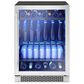 Zephyr Brisas by Zephyr 24" Single Zone Beverage Cooler with PreciseTemp in Stainless Steel, , large