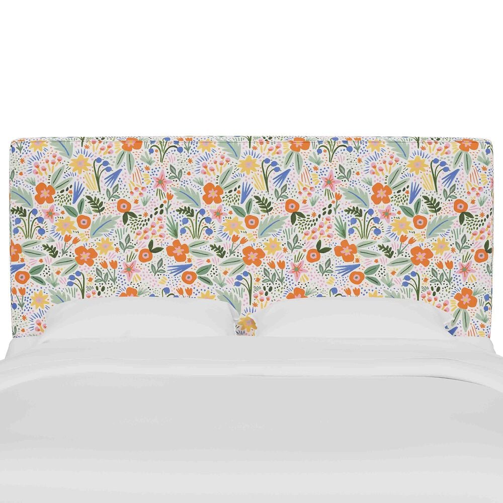 Skyline Furniture Elly California King Headboard in Merida Multicolor, , large