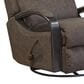 Catnapper Niles Swivel Glider Recliner in Chocolate, , large