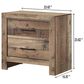 Crown Mark Elmer 4 Piece Queen Bedroom Set in Rustic Brown, , large