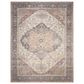 Nourison Vintage Washables Ivory and Purple 7"10" x 9"10" Area Rug, , large