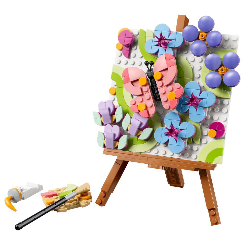 LEGO Creator Floral Art Decor Painting Building Set, , large