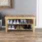 Timberlake Lavish Home Bamboo Rack Storage Organizer in Bamboo, , large