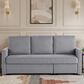 Lifestyle Solutions Mia Convertible Sofa in Light Gray, , large