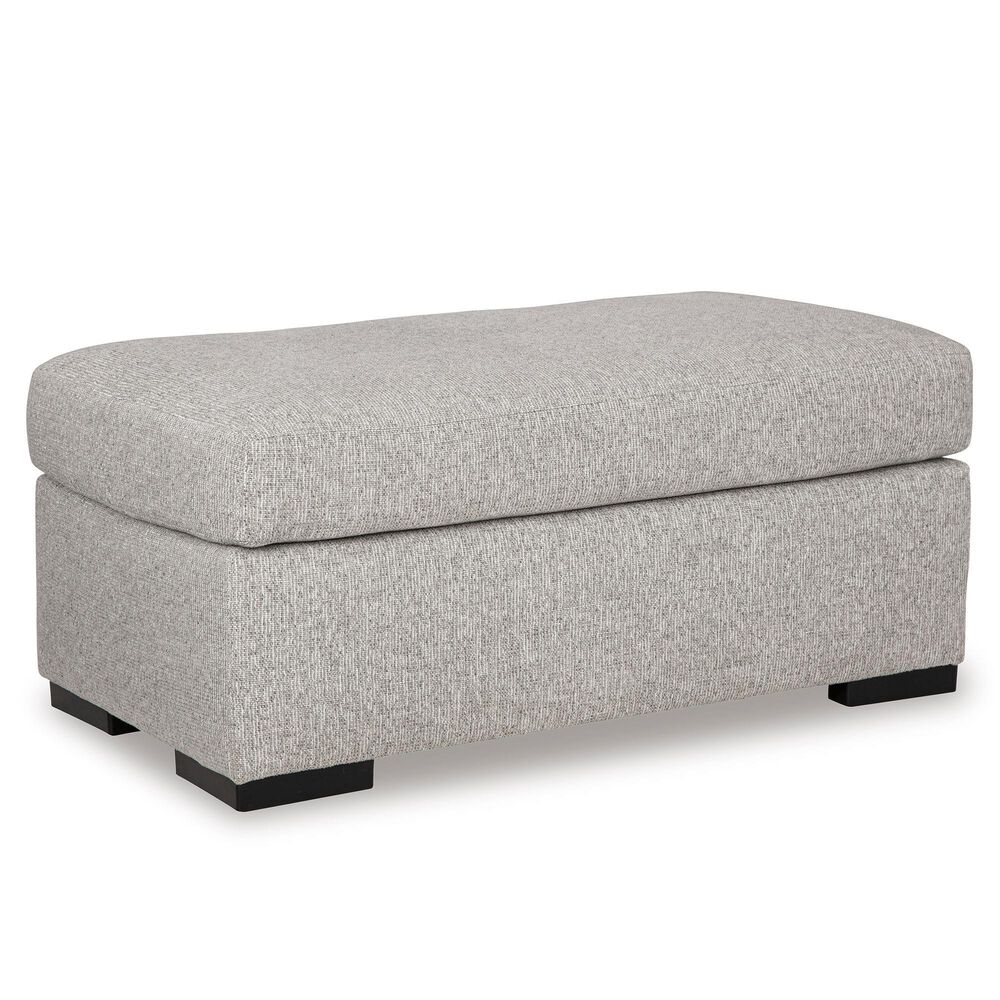 Ashley Evansley Ottoman in Pewter, , large