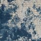 Nourison Rustic Textures RUS16 Grey and Blue 6" x 9" Area Rug, , large