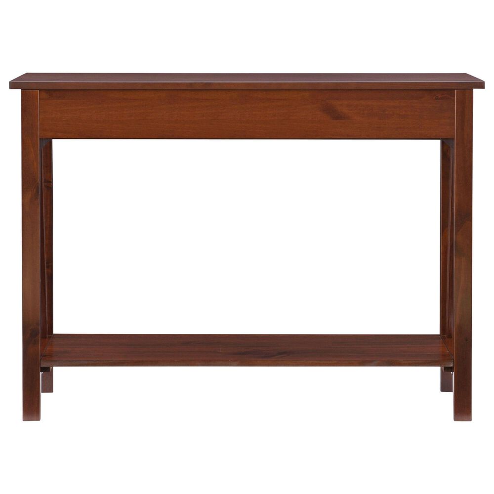 Linon Home Decor Trenton Console Table in Antique Tobacco, , large