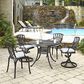 Homestyles Grenada 7-Piece Dining Set with Swivel Chairs in Gray, , large