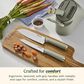 Deal Partners, Inc Artisan Elite Stainless Steel 6-Piece Knife Block Set in Green, , large