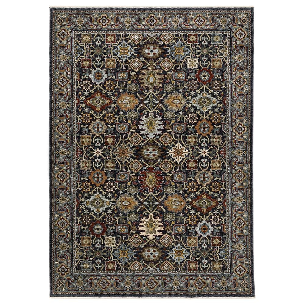 Oriental Weavers Aberdeen Traditional 5"3" x 7"6" Blue Area Rug, , large