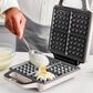 Green Pan Advanced 4-Square Waffle Maker in Clay, , large