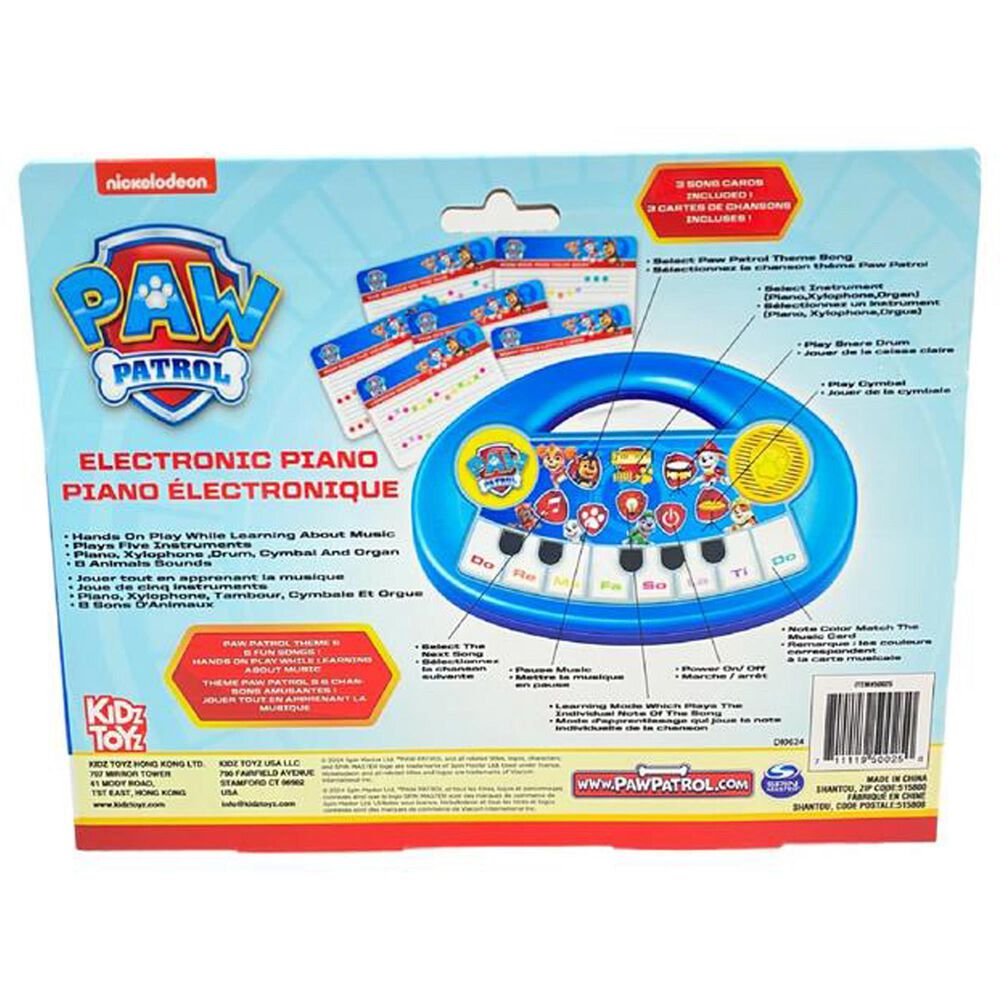 Paw Patrol Heroic Pups Music Time Piano, , large