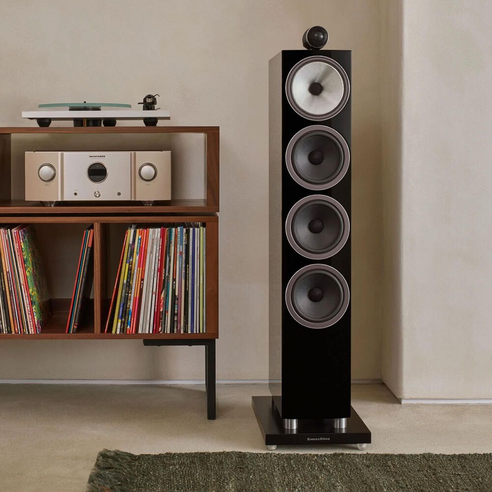 Bowers &amp; Wilkins 700 Series 702 S3 3-Way Floor Standing Loudspeaker in Gloss Black, , large