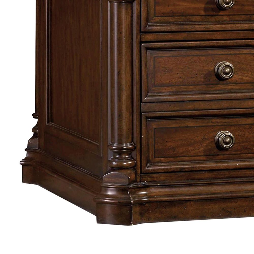 Hooker Furniture Leesburg Executive Desk in Mahogany, , large