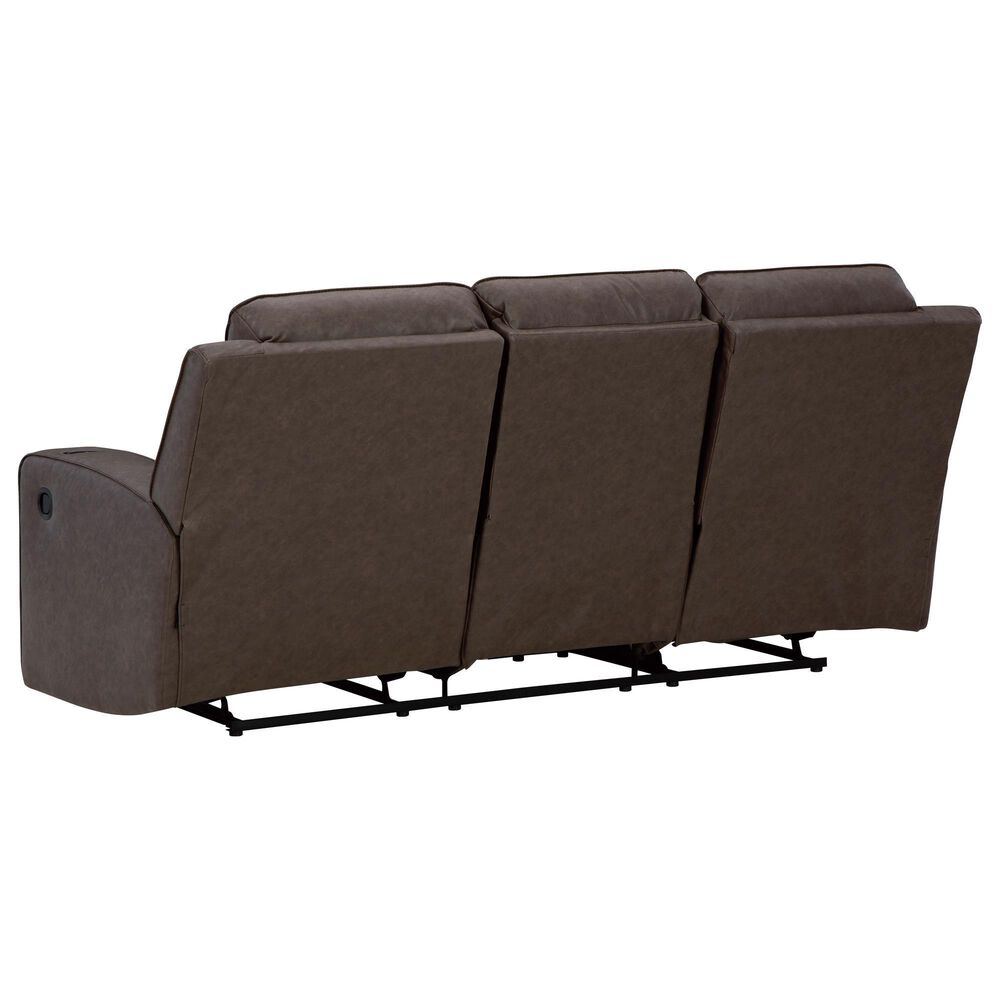 Ashley Lavenhorne Manual Sofa in Umber, , large